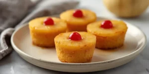Golden Mini Pineapple Upside Down Cakes for Parties