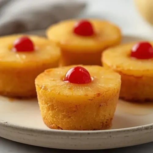 Mini Pineapple Upside Down Cakes recipe
