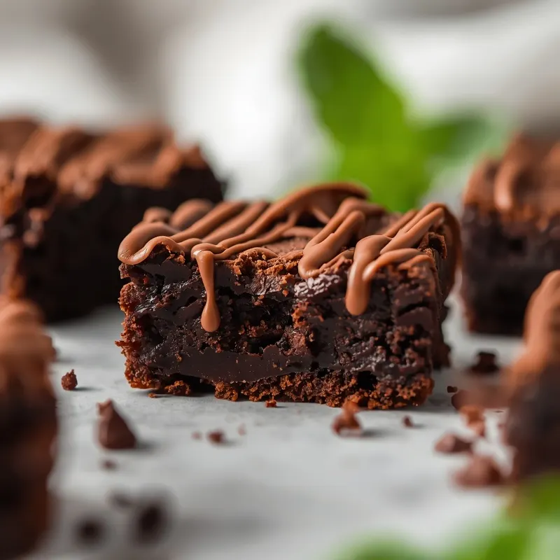 Rich Mint Chocolate Brownies with Fudgy Layers Rich Mint Chocolate Brownies with Fudgy Layers