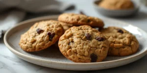 Soft Oatmeal Raisin Cookies with Chewy Centers