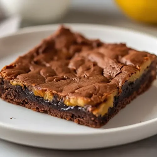 Peanut Butter Brownie Bars recipe