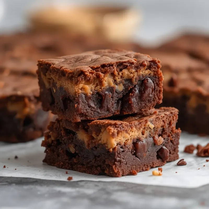 Rich Peanut Butter Brownie Bars Rich Peanut Butter Brownie Bars
