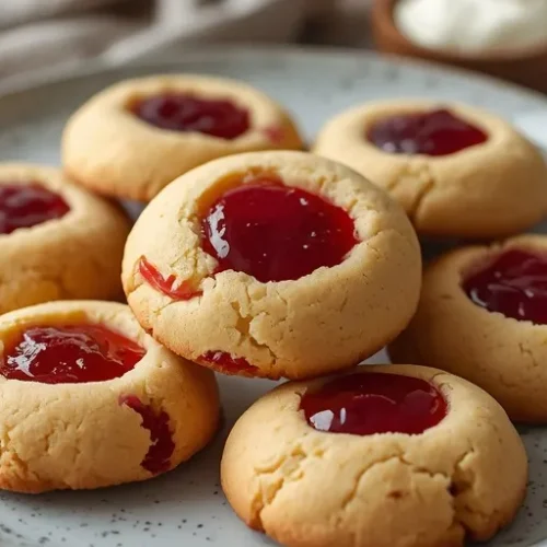 Raspberry Thumbprint Cookies recipe