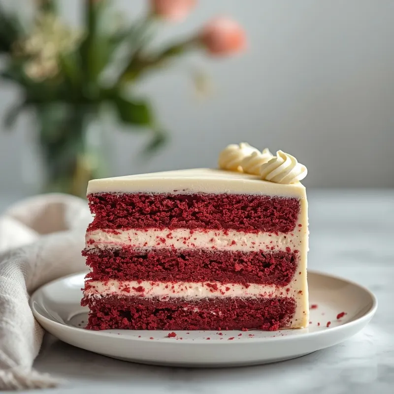 Creamy Red Velvet Cheesecake Cake Creamy Red Velvet Cheesecake Cake