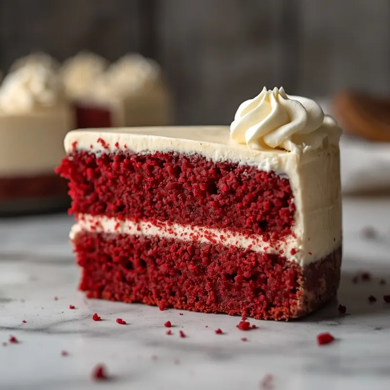 Creamy Red Velvet Cheesecake Cake Creamy Red Velvet Cheesecake Cake