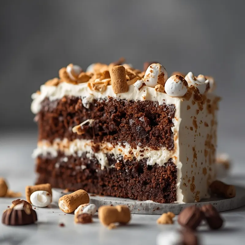 Rich S'mores Celebration Cake
