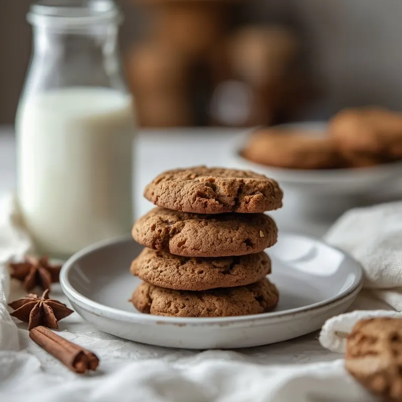 Soft Molasses Cookies with Warm Spices