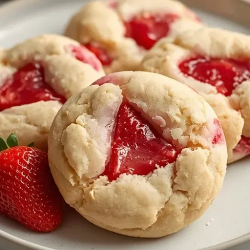 Strawberry Cheesecake Cookies recipe