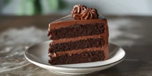 Moist Triple Chocolate Birthday Cake