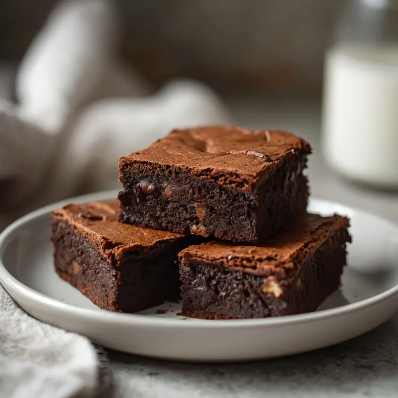 Decadent Triple Chocolate Fudge Brownies with Soft Centers Decadent Triple Chocolate Fudge Brownies with Soft Centers