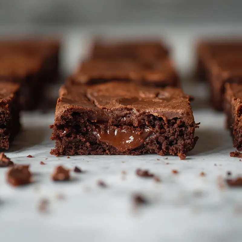 Decadent Triple Chocolate Fudge Brownies with Soft Centers Decadent Triple Chocolate Fudge Brownies with Soft Centers
