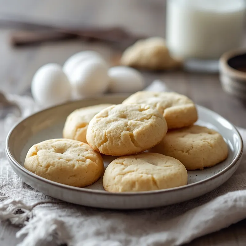 Soft Vanilla Sugar Cookies with Golden Edges Soft Vanilla Sugar Cookies with Golden Edges