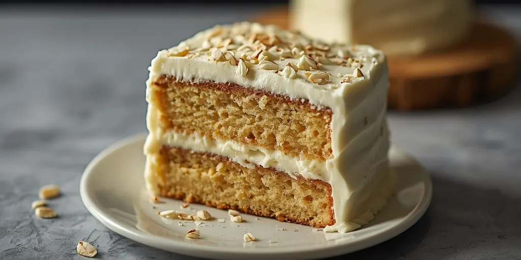 White Almond Layer Cake recipe