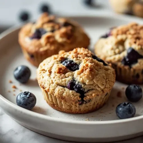 Blueberry Crumble Muffin Cookies recipe