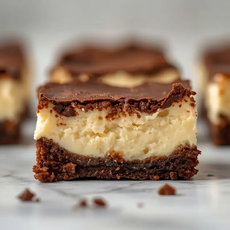 Creamy Brownie Cheesecake Bars