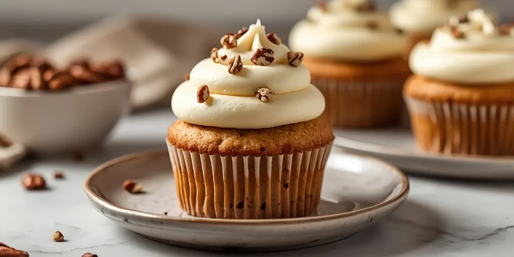 Butter Pecan Buttercream Cupcakes recipe