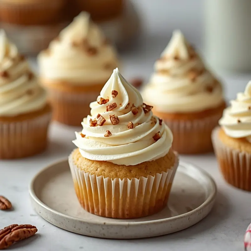 Golden Butter Pecan Buttercream Cupcakes for Every Celebration Golden Butter Pecan Buttercream Cupcakes for Every Celebration