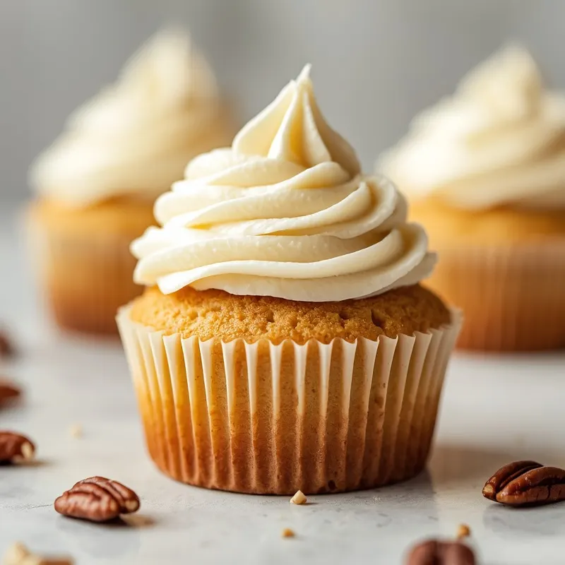 Golden Butter Pecan Buttercream Cupcakes for Every Celebration Golden Butter Pecan Buttercream Cupcakes for Every Celebration