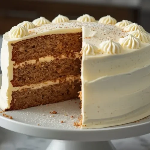 Butter Pecan Layer Cake recipe
