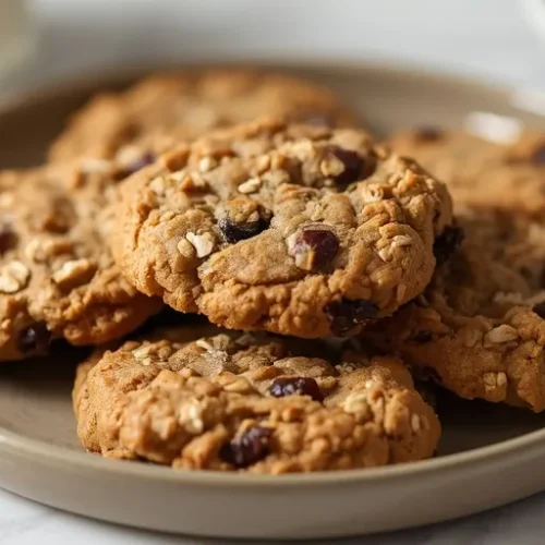 Chewy Oatmeal Raisin Cookies recipe