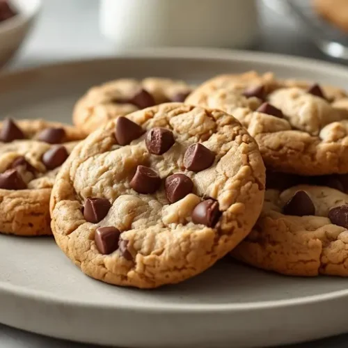 Chocolate Chip Almond Butter Cookies recipe