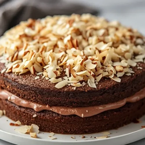 Chocolate Coconut Almond Cake recipe