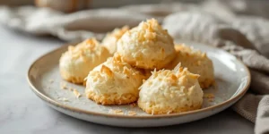 Golden Coconut Macaroon Cookies