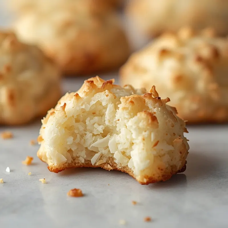 Golden Coconut Macaroon Cookies Golden Coconut Macaroon Cookies