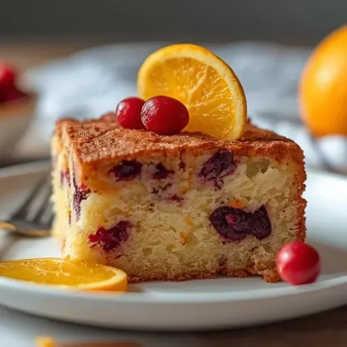 Cranberry Orange Cake recipe