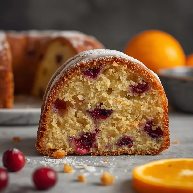 Fresh Cranberry Orange Cake