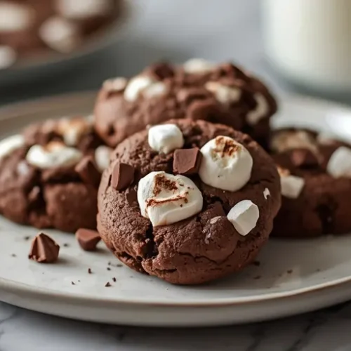 Double Chocolate Marshmallow Cookies recipe