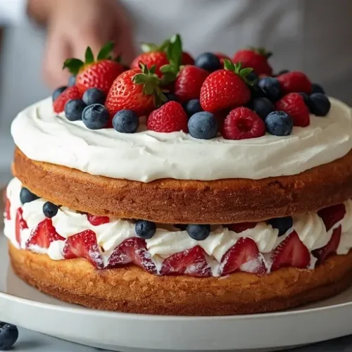 Fresh Berry Chantilly Cake recipe