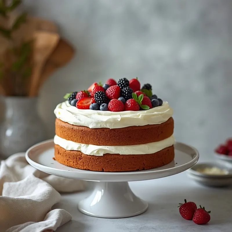 Fresh Berry Chantilly Cake Fresh Berry Chantilly Cake