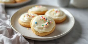 Soft Frosted Sugar Cookies