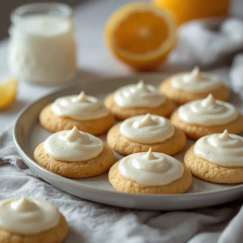 Soft Frosted Sugar Cookies