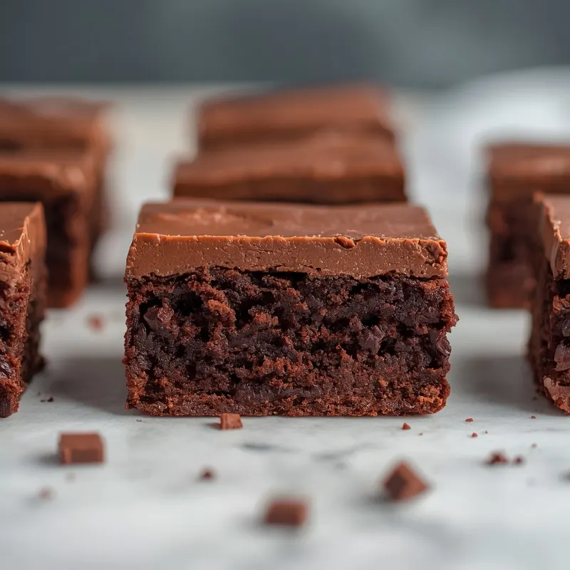 Rich Fudge Frosted Brownies Rich Fudge Frosted Brownies