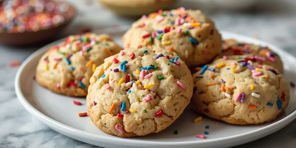 Funfetti Sprinkle Cookies recipe