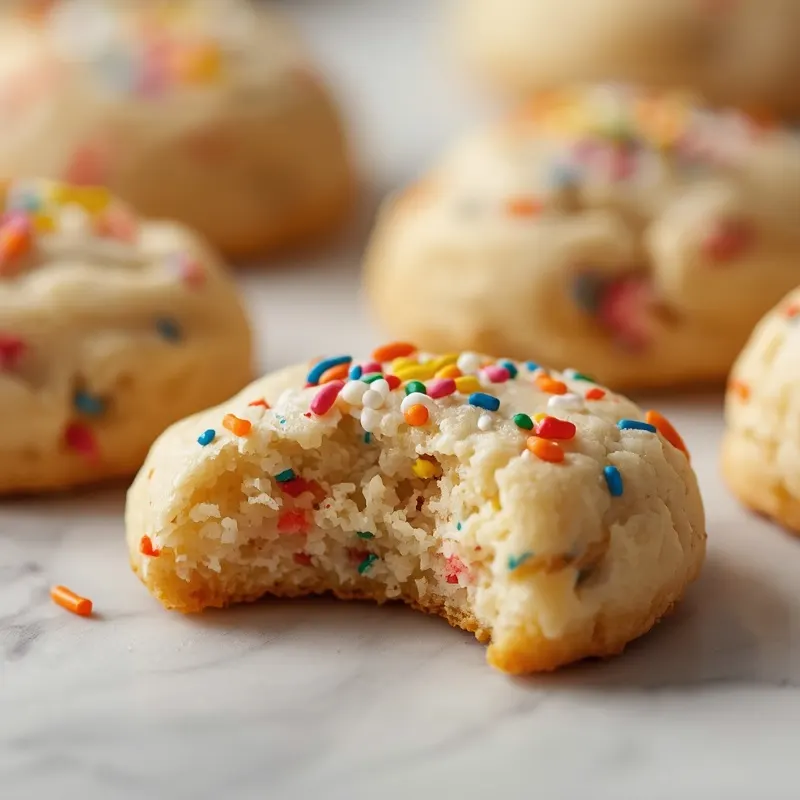 Fluffy Funfetti Sprinkle Cookies with Colorful Confetti Fluffy Funfetti Sprinkle Cookies with Colorful Confetti