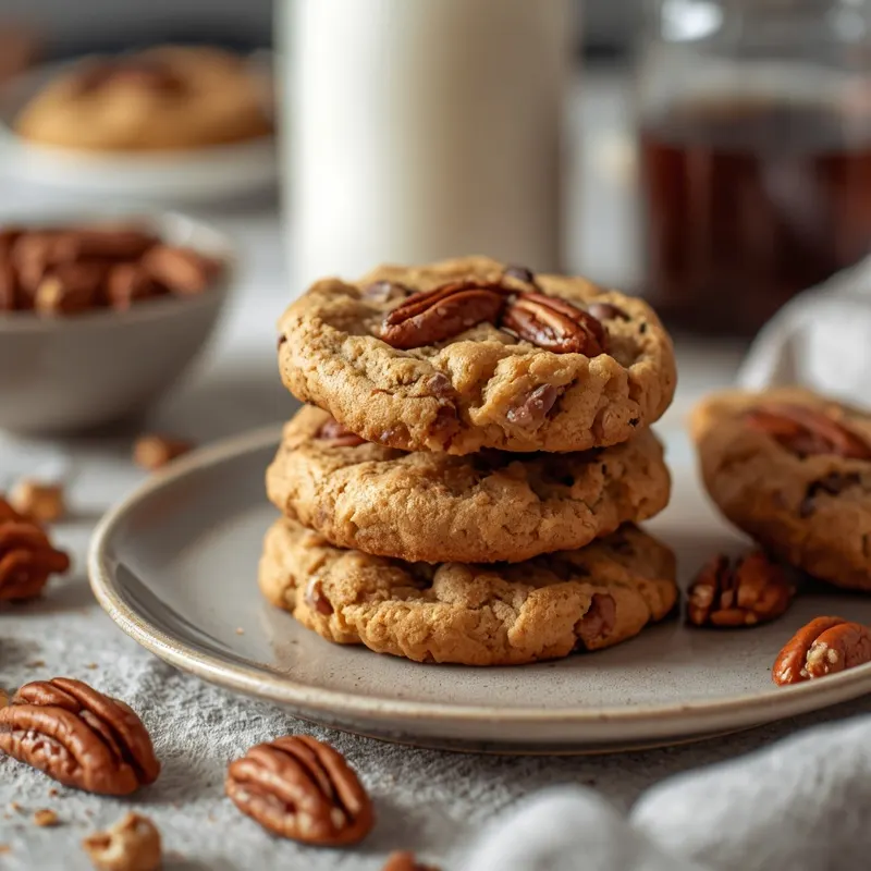Golden Maple Pecan Cookies Golden Maple Pecan Cookies