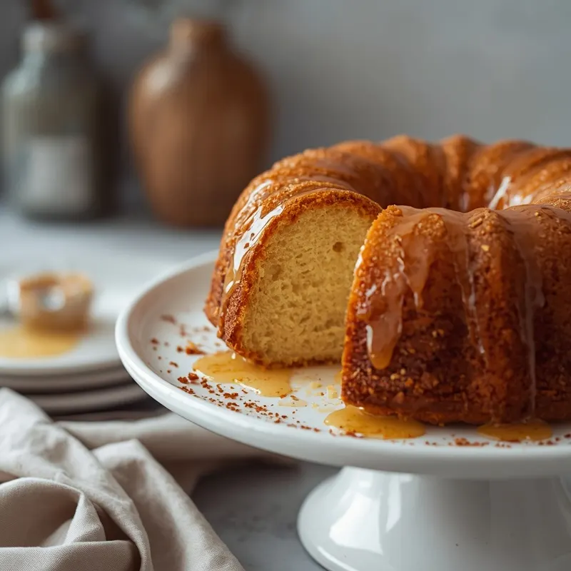 Soft Milk and Honey Cake