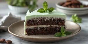 Creamy Mint Chocolate Cake