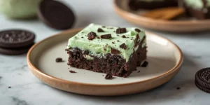 Creamy Mint Brownies