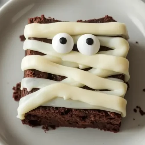 Mummy Brownies recipe