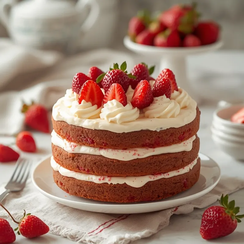Colorful Neapolitan Cake