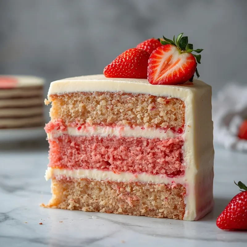 Colorful Neapolitan Cake