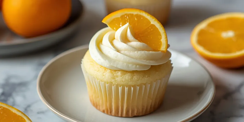 Orange Vanilla Cupcakes recipe