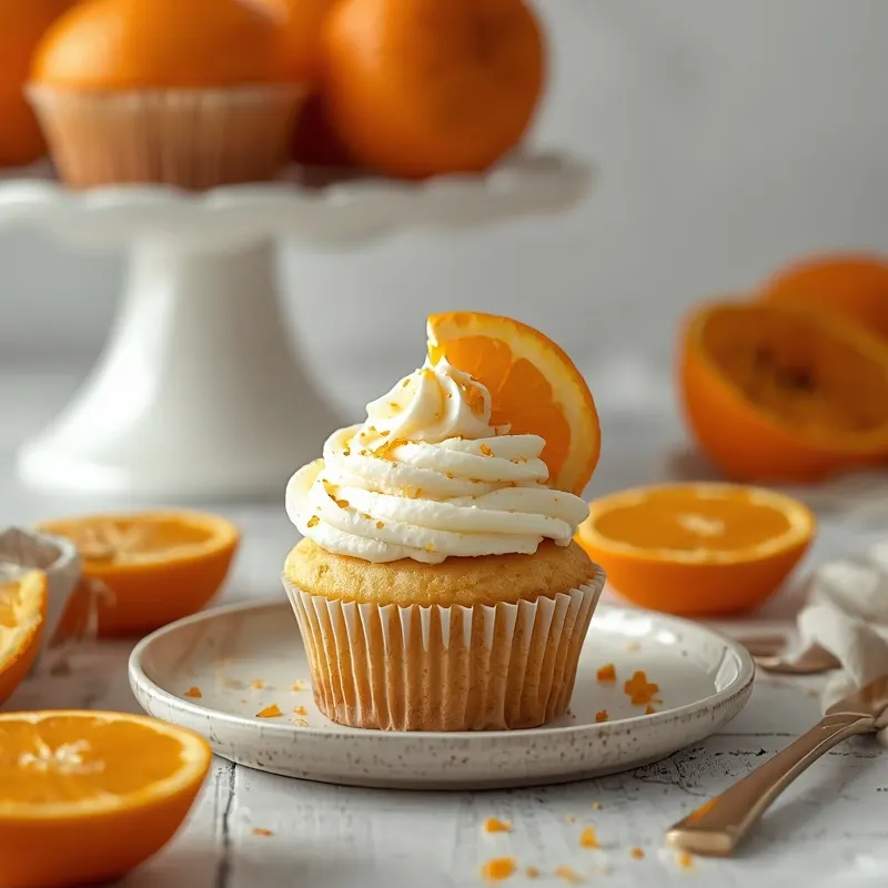Fresh Orange Vanilla Cupcakes Fresh Orange Vanilla Cupcakes