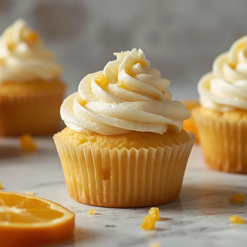 Fresh Orange Vanilla Cupcakes Fresh Orange Vanilla Cupcakes