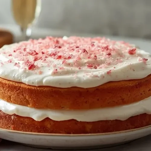 Pink Champagne Inspired Cake recipe
