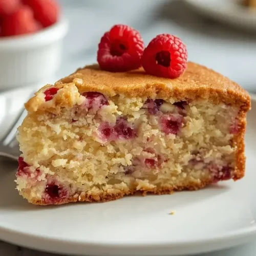 Raspberry Almond Cake recipe